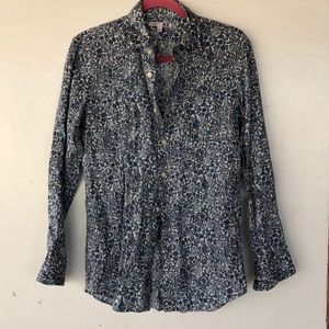 Liberty of London Uniqlo Floral Linen Button Down